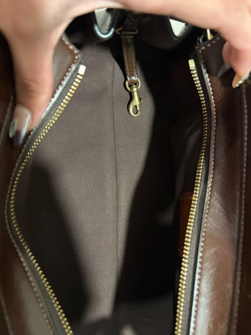 Coach Empire Carryall Bag 34🤎👜 - Picture 7 of 8